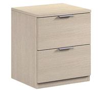 KIT COMODINO 2 CASSETTI 46X38X34 ROVERE CHIARO