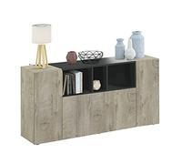 Credenza Tamiko 150x41x76h Grigio antracite / Rovere alaska mobile arredo intern