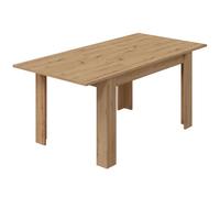 Habitdesign Tavolo da soggiorno allungabile in colore rovere Nodi 140-190x78x90