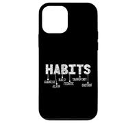 Habits Acronym Motivation Inspirational Personal Growth Custodia per iPhone 12 mini