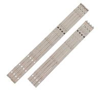 HABITZ Striscia di retroilluminazione a LED da 8 pezzi compatibile for LG 49UK6200PUA 49UK6300PLB 49UJ635V 49UJ634V 49UF640T 49UH6100 49UH619V 49LF510V 49uf6409 49UJ630V