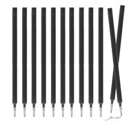 HABNI 12 Pezzi Ricariche Cancellabili Compatibili con Legami,Blu Refill Penne Cancellabili Set con Legami, Facili da Cancellare, Punta Della penna 0,7 mm, Altezza 13 cm, Nero