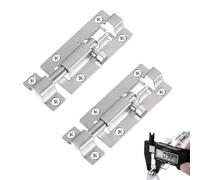 HABNI 2 Pezzi chiavistello per porta in legno, 7.5cm*3.5cm, con chiavistello Serratura a botte Capannone Capanno Pollaio Pollaio Rivestito