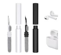 HABNI 2Pcs Penna Per La Pulizia Degli Auricolari Bluetooth, Kit Di Pulizia Per Auricolari Bluetooth 3 In 1, Spazzola Per Pulizia Degli Auricolari Bluetooth Multifunzione, Per Prodotti Digitali