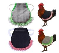 HABNI 2Pz Sella Di Pollo, Comodi Grembiuli Per Galline, Protezione Per Schiena E Fianchi Galline Accessori La Protezione Delle Piume Di Pollame All'Aperto