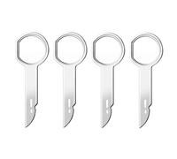 HABNI 4 Pezzi Chiavi Di Sblocco Per Autoradio Estrattore Chiave Di Smontare Autoradio Originale Compatibili Con Diverse Marche E Modelli