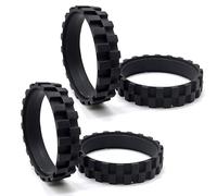 HABNI 4 Pezzi Pneumatico - gomma di ricambio compatibile con Roomba 500, 600, 700, 800, 900, e, S, sostituisce la ruota laterale del tuo Robot