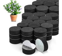 HABNI 40 Pcs Eva Cuscinetti Antiscivolo Autoadesivi Gomma, Gommini Per Sedie, Diametro 3 Cm, Spessore 1 Cm Gommini Per Pavimenti, Mobili, Gambe Sedie/Tavoli/Divani, Rotondi E Quadrati
