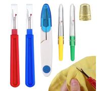 HABNI 6 Pezzi Taglia Asole Per Cucito, Scuci Asole, Taglia Filo Seam Ripper, Ripper Cucito, Unpicker, Cucitura Ripper Kit, Strumenti A Punto Croce Taglio Filo Cucire Seam, Separatori Frecce, Separato