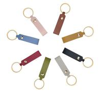 HABNI 8 Pack Portachiavi Pelle No Logo Grip Sportachiavi In Pelle Molto Resistente Per Le Chiavi Di Casa, Auto, Moto, Scooter, Cancello