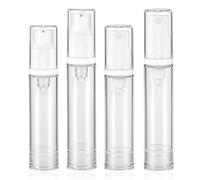 HABNI 8 Pcs Distributori Vuoti Airless Bottiglia Di Pompa Piccolo Vuoto Da Viaggio Dispenser Portatile Contenitore Cosmetico Bottiglie Da Viaggio Per Il Riempimento Bottiglia Spray In Plastica