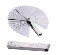 HABNI Spessimetro A Lamelle, Spessimetro 32 Lame 0,02-1,00Mm/0,001-0,04" Strumento Di Misurazione Dello Spessimetro A Lamelle In Acciaio Per Misurare La Larghezza O Lo Spessore Della Fessura