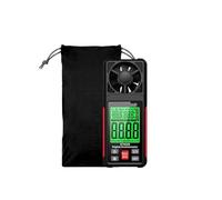 HABOTEST HT605S Anemometro digitale Misuratore di velocità del vento portatile Indicatore dell'aria Display LCD umidità della temperatura