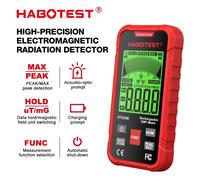 HABOTEST HT628A/628B Tester di radiazioni elettromagnetiche Tester di campo a radiofrequenza portatile portatile portatile Misuratore EMF portatile