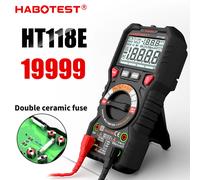 HABOTEST Multimetro digitale HT118E Ture RMS 1000V AC/DC 6000 Conti Voltmetro Gamma automatica NCV Hz Diodo ohm Tester Multimetro