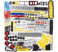 Habow 1085pcs Technic-Parts Gears-Axle-Pin-Connector Compatibile con Lego-Technic Ammortizzatore Ruote Catena Maglie Telaio Giunti Cam Worm Ingranaggi Sterzo differenziale. Pezzi MOC per.