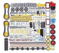 Habow 852pcs Technic-Parts Gears-Axle-Pin-Connector Compatibile con Lego-Technic, Ammortizzatore Ruote Chain Link Frame Joints Kit motore differenziale. Pezzi MOC per set da costruzione giocattolo