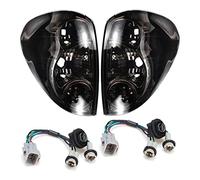 HABRAT Posteriore Coda Luce per Mitsubishi L200 2005 2006 2007 2008 2009 2010 2011 2012 2013 2014 2015 2016 Coppia Auto Posteriore Fanale Posteriore Lampada Freno con Cablaggio (Colore : Smoked)