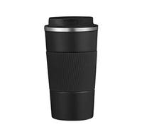 Habrur Tazzine caffè Tazzine Caffe Tazze Caffe Doppia Tazza Termica da caffè in Acciaio Inossidabile con Custodia Antiscivolo Borraccia Termica da Viaggio per Auto Tazzine da caffè Tazza da caffè
