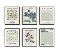Habseligkeit Matisse - Poster per l'estetica della stanza, poster del mercato dei fiori, decorazione per la stanza di Van Gogh, stampe estetiche vintage per decorazione da parete, senza cornice, 20,3