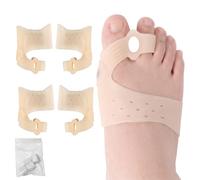 HABVPU Separatore per Dita dei Piedi, Correttore Ortopedico in Silicone per Alluce Valgo, Tutore per Pollice Valgo e Dito a Martello, Divaricatore Alluce Valgo, Sollievo dal Dolore per Uomini e Donne