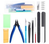 Habwea 10 PEZZI Set di strumenti per il modellismo, strumenti di base del modellatore di Gundam Strumenti di base del modellatore di Hobby