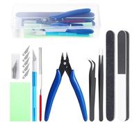 Habwea 9 PEZZI Set di strumenti per il modellismo, strumenti di base del modellatore di Gundam Strumenti di base del modellatore di Hobby