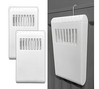 HAC24 2X Umidificatore Serbatoio Acqua Appendibile Plastica Evaporatore Acqua, Ideale per Radiatori Standard, Ripristino Clima Spazi Invernali, Materiale Plastica, Dimensioni 8x2,5x16 cm