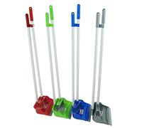 HAC24 Set di 2 scopa con manico lungo, in plastica