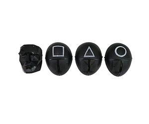 HAC24 Set di 4 maschere da gioco per Halloween, carnevale