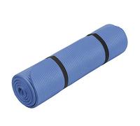 HAC24 Tappetino da Yoga, Ginnastica e Fitness, 190 cm x 60 cm x 1 cm, Blu