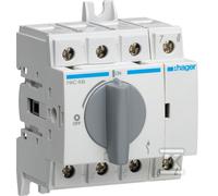 Hager hac408 - Interruttore orientabile telecomando rotativo 4 poli 80 A 70 mm