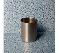Haceka IXI Porta Spazzolino Bicchiere di Ricambio 100% Acciaio Inox Bicchiere