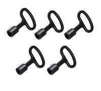Hachera 5Pcs Chiave Triangolare in Metallo, Chiave Triangolare, Chiave per Armadio Elettrico, per Cassetta del Contatore Elettrico, Cassetta del Contatore del Gas Naturale Chiave Universale