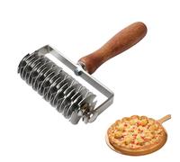 Hachera Rullo Tagliapasta, Tagliapasta a Griglia, Taglierina a Rullo per Impasto, Rullo per Pasticceria e Reticolo, Rullo Losanghe Pizza Biscotti Strumento per Tagliare Pasta, Base Pizza, Cottura