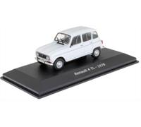 Hachette Renault 4 TL - 1978 Bianco LHD 1/43 Scala Die Cast Modello IN Custodia