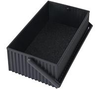 Hachiman Omnioffre - Contenitore impilabile, misura piccola, colore: Nero