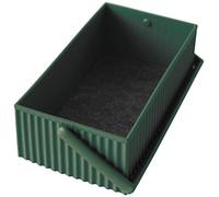 Hachiman Omnioffre - Contenitore impilabile, piccolo, colore: Verde scuro
