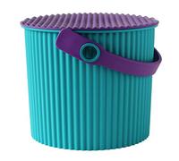 Hachiman Omnioutil - Secchiello con coperchio, colore: blu/viola