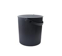 Hachiman Omnioutil Secchio LL, a Norma Alimentare, Senza Tossine e Plastificanti, Resistente al Gelo Fino a -20 °C e al Calore a 120 °C, Portata 150 kg, Nero