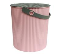 Hachiman Omnioutil secchio LL, a norma alimentare (testato), senza tossine e plastificanti, resistente al gelo fino a -20 °C e al calore fino a 120 °C, portata fino a 150 kg, rosa