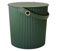 Hachiman Omnioutil secchio, misura L, privo di sostanze tossiche e plastificanti, altezza di 26,5 cm (verde scuro)