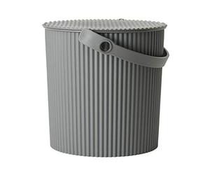 Hachiman Omnioutil secchio, misura media, 10 l, con coperchio, colore grigio antracite