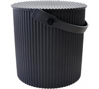 Hachiman Omnioutil secchio, misura media, 10 l, con coperchio, colore nero