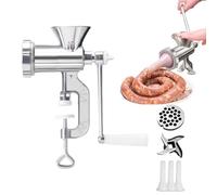 Hachoir à boeuf haché,Machine à saucisses robuste - Hachoir manuel antidérapant avec design amovible pour toutes s viandes
