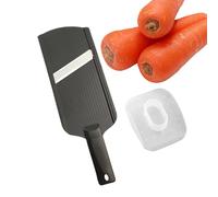 Hachoir à Légumes Multifonction | Coupe-Légumes Sécurité Cuisine | 27,3x9,3cm ABS PP Céramique, Conception Protège-Doigts Sans Pièces Complexes