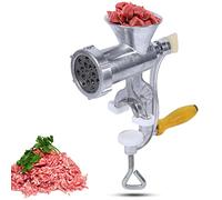 Hachoir à Viande en Aluminium, Hachoir Manuel pour Porc Boeuf Poisson Poulet Poivre - 21 x 14 x 8 cm
