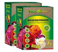 Hack-Bio Concime per rose 4 kg Concime per fiori Concime da giardino Concime per