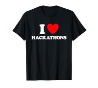Hackathon Amore Divertente Hack con Evento Codice Hacking Concorso Fan Maglietta