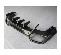 HACKBEPW Auto Anteriore Paraurti Posteriore Labbro Diffusore Gonna Laterale Spoiler Splitter Ala Mento Pala Per Mercedes Per Benz Per AMG GT Per GTS Per GTC 2015-2022(Rear Diffuser)